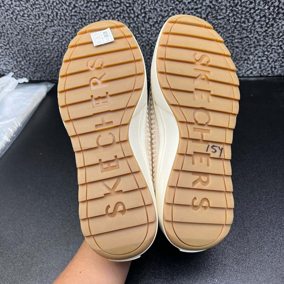 Skechers Cordova Saw Day Off Sneakers Shoes Women 9 Beige Natural SN 185240 New - Picture 7 of 9